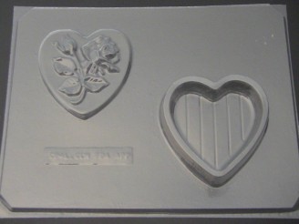 902 Heart Pour Box Rose Lid Chocolate Candy Mold